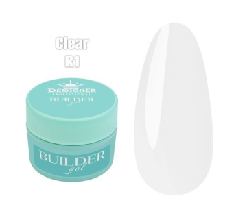 Builder Gel 55 мл., Designer (Моделюючий гель) R1 Clear