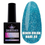 Світловідбивне базове покриття №22 (Блакитний), 9 мл. - Disco Color Base Designer