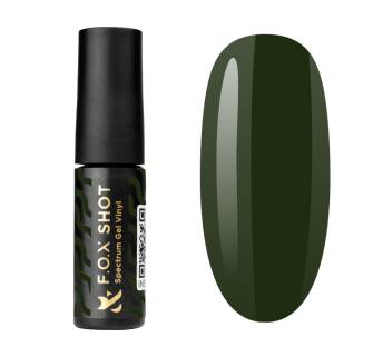 Гель-лак F.O.X Shot Spectrum Gel Vinyl 106 Greta зеленый хаки. 5 мл (2100994262465)