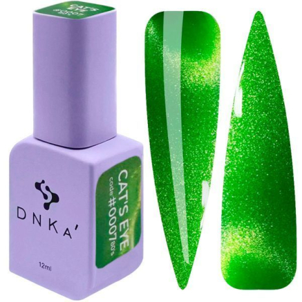 DNKa' Color Gel Polish Cat's Eye #0007 80's Hema/TPO free