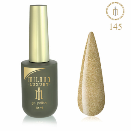 Гель лак MILANO LUXURY 10 мл № 145 (Золотой песок)