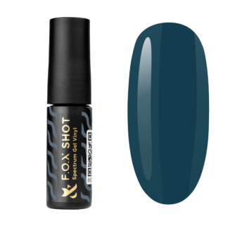 Гель-лак F.O.X Shot Spectrum Gel Vinyl 023 Prime темный зелено-синий. 5 мл (2100994249107)