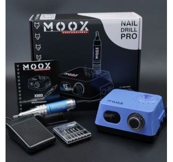Фрезер Мокс X503 (Sky blue) на 45 000 об/хв. та 70W. для манікюру та педикюру