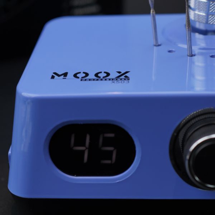 Фрезер Мокс X503 (Sky blue) на 45 000 об/хв. та 70W. для манікюру та педикюру