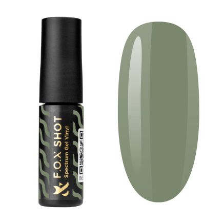 Гель-лак F.O.X Shot Spectrum Gel Vinyl 108 Eva сенный хаки. 5 мл (2100994262496)