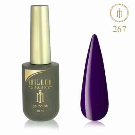 Гель лак MILANO LUXURY 10 мл №267 (Чорнослив)