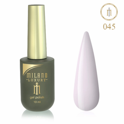 Гель лак MILANO LUXURY 10 мл № 045 (Очень бледный пурпурный)