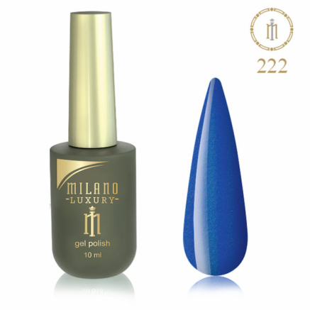 Гель лак MILANO LUXURY 10 мл № 222 (Блюз)
