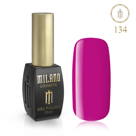 Гель лак MILANO 10ml № 134 (Светлая вишня)