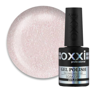 База камуфлирующая для гель-лака Oxxi Professional Cover Base Coat 008 светло-розовый с нежными серебристыми шиммерами. 10 мл (2000994190624)