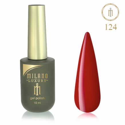 Гель лак MILANO LUXURY 10 мл № 124 (Бурый)