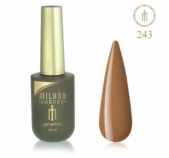 Гель лак MILANO LUXURY 10 мл №243 (Темний оранжево-жовтий)