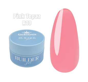 Builder Gel 30 мл., Designer (Моделюючий гель) R10 Pink Topaz