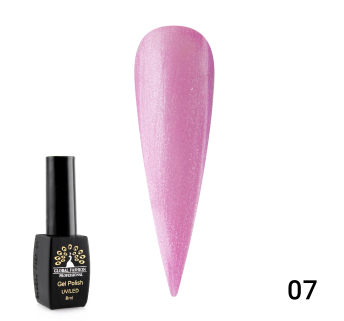 Гель лак Global Fashion Summer Light + шиммер, 8 мл, 07