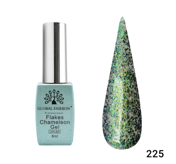 Гель лак Flakes Chameleon 8 мл, 225