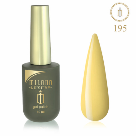 Гель лак MILANO LUXURY 10 мл №195 (Золотарник Крайола)