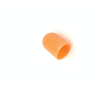Ковпачки абразиву для педикюру, 10*15 мм, #180, orange 1 шт.