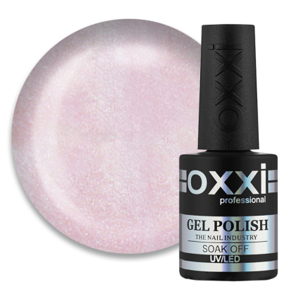 Гель-лак Oxxi Professional 032 нежный розовый с микроблеском. 10 мл (2000006198310)