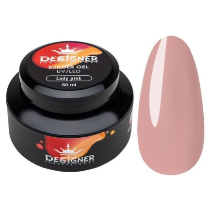 Strong Builder Gel 50 мл., Designer (Моделюючий гель), Lady Pink №5