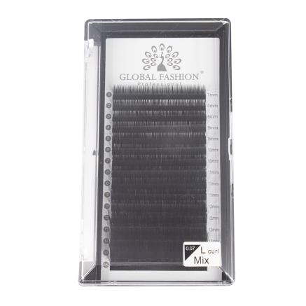 Набір стрічкових вій Global Fashion Premium Lashes мікс (7-15 мм) L 0.07