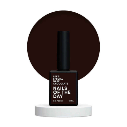 Гель-лак Nails Of The Day Lets Special Dark Chocolate темно-коричневый. 10 мл (4827450002684)