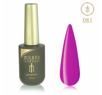 Гель лак MILANO LUXURY 10 мл № 081 (Экстравагантный розовый)