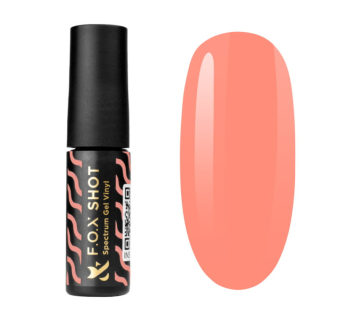 Гель-лак F.O.X Shot Spectrum Gel Vinyl 069 Ballerina абрикосово-коралловый. 5 мл (2100994249510)