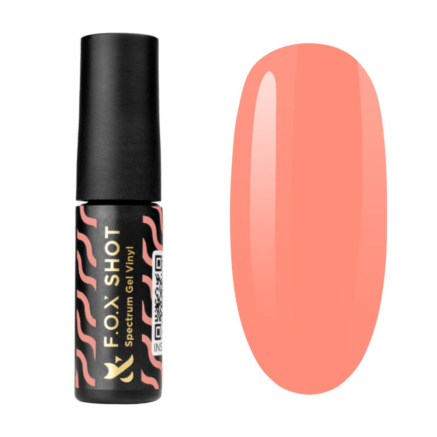 Гель-лак F.O.X Shot Spectrum Gel Vinyl 069 Ballerina абрикосово-кораловий. 5 мл (2100994249510)