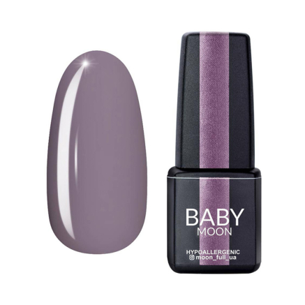 Гель-лак Baby Moon Lilac Train 026 сіро-бузковий. 6 мл (5908254000614)