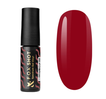 Гель-лак F.O.X Shot Spectrum Gel Vinyl 039 Dirty червоний. 5 мл (2100994249268)