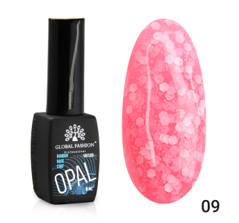 Каучуковая база Snow flakes Global Fashion 8 мл, 09