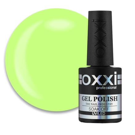 Гель-лак Oxxi Professional 321 жовто-салатовий. 10 мл (2100994220632)