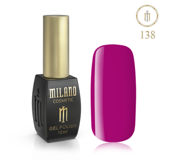 Гель лак MILANO 10ml № 138 (Вишневый)