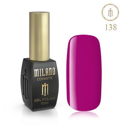 Гель лак MILANO 10ml № 138 (Вишневый)