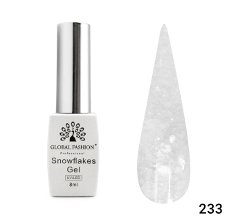 Гель лак Snowflakes 8 мл, 233