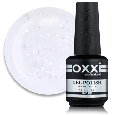 База кольорова Oxxi Professional Rafinad Base 013. рожеве молоко з пластівцями поталі і блискітками. 15 мл (2100994272198)
