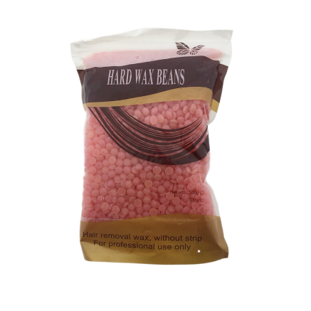 Гарячий віск у гранулах Hard Wax Beans, рожевий, 500 гр