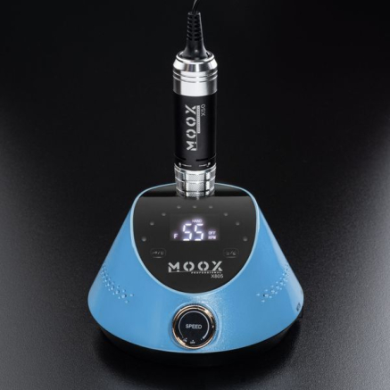 Фрезер Мокс X805 (Blue) на 55 000 об/хв. та 80W. для манікюру та педикюру