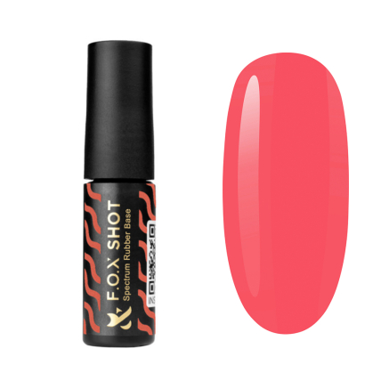 Гель-лак F.O.X Shot Spectrum Gel Vinyl 071 Singer кораловий персик. 5 мл (2100994258512)