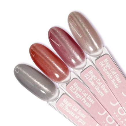 Камуфлююча база Magic Cat Base, 04 Sparkle nude JOIA vegan, 8 мл