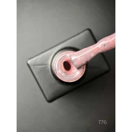 Кольорова база Marble base 176 Designer (9 мл) - з різнокольоровою поталлю