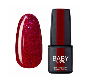 Гель-лак Baby Moon Dance Diamond 011 вишневый с блестками. 6 мл (5908254001642)