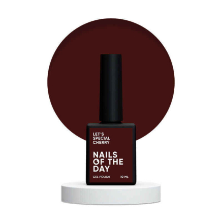 Гель-лак Nails Of The Day Lets Special Cherry спіло-вишневий. 10 мл (4827450092685)