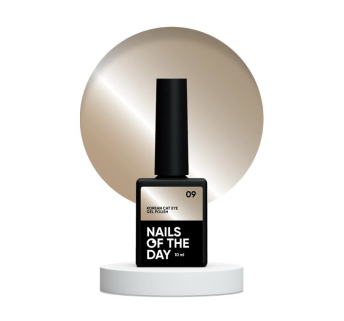 Гель-лак Nails Of The Day Korean Cat Eye 09 нюдово-бежевый 10 мл (4820543798808)