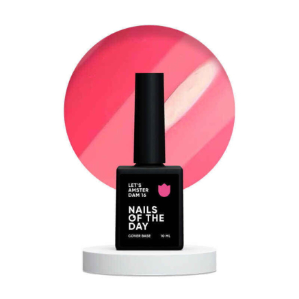 База камуфлирующая Nails Of The Day Cover Base Lets Amsterdam 16 розовый. 10 мл (4820440196608)