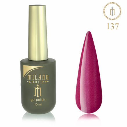 Гель лак MILANO LUXURY 10 мл № 137 (Оксамитовий вечір)