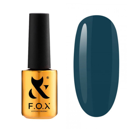 Гель-лак F.O.X Spectrum Gel Vinyl 023 Prime темный зелено-синий. 7 мл (2100994232697)