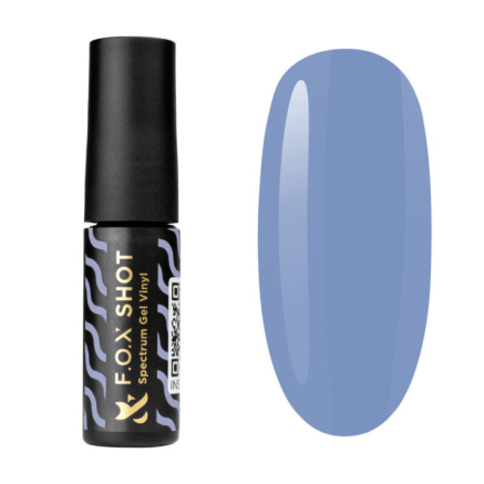 Гель-лак F.O.X Shot Spectrum Gel Vinyl 060 Right волошковий денім. 5 мл (2100994249428)