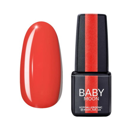Гель-лак Baby Moon Red Chic 009 помаранчево-червоний. 6 мл (5908254000966)