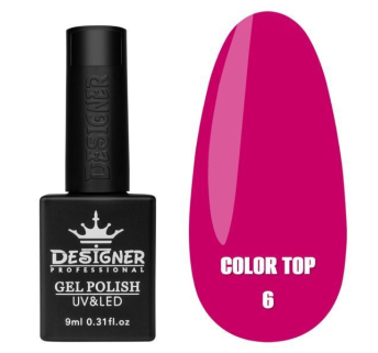 Кольорове топове покриття - Color Top 06 Designer, 9 мл. - вітражне